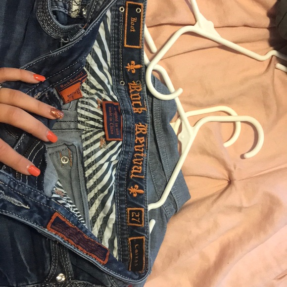 Rock revival jeans! Barely worn! - Picture 3 of 3